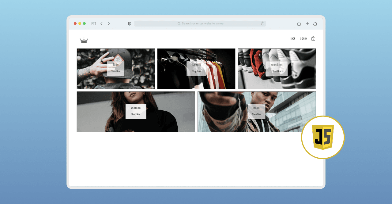 Clothing Commerce — Vanilla JavaScript