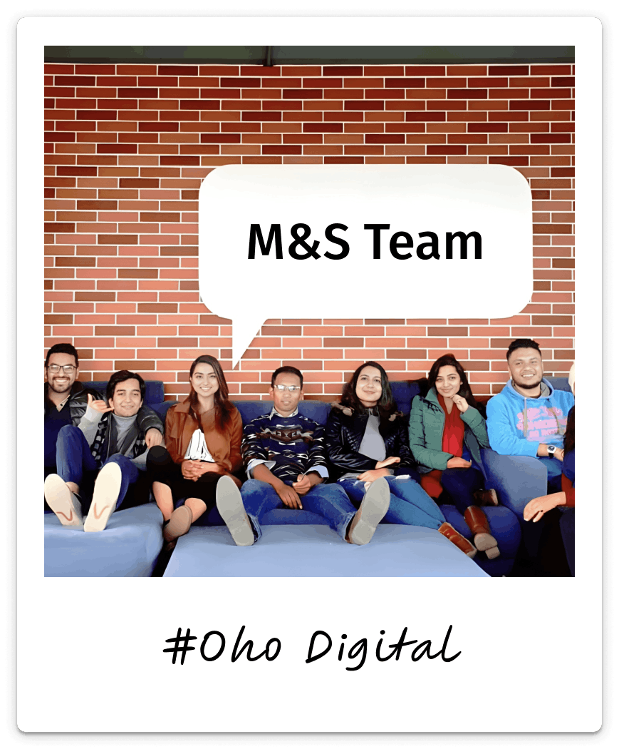 Group Picture With the M&S Team