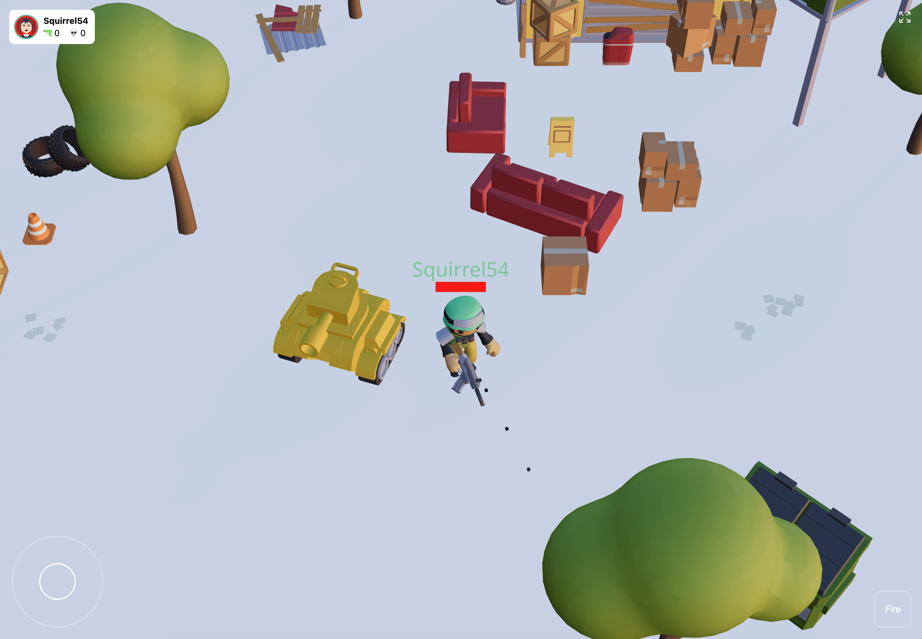 Real-Time Multiplayer Interaction System — Brawl-Style Web Game